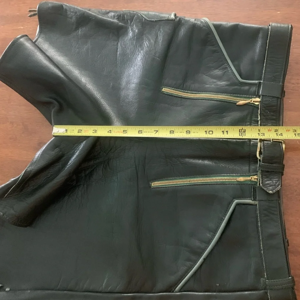 Vintage leather shorts - Picture 4 of 6